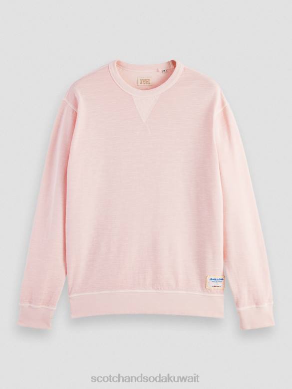 ملابس Scotch & Soda سترة مصبوغة بالملابس وَردَة رجال N0V4514