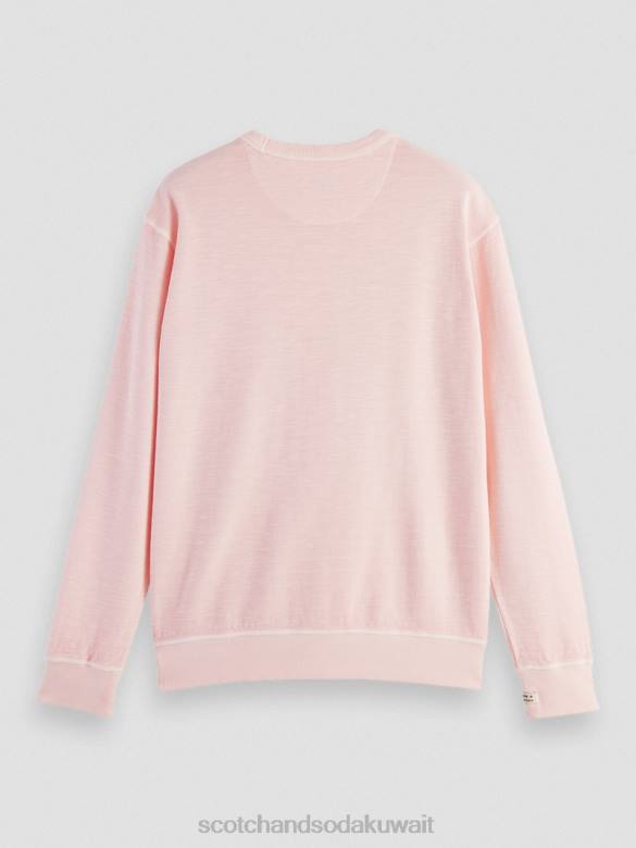 ملابس Scotch & Soda سترة مصبوغة بالملابس وَردَة رجال N0V4514