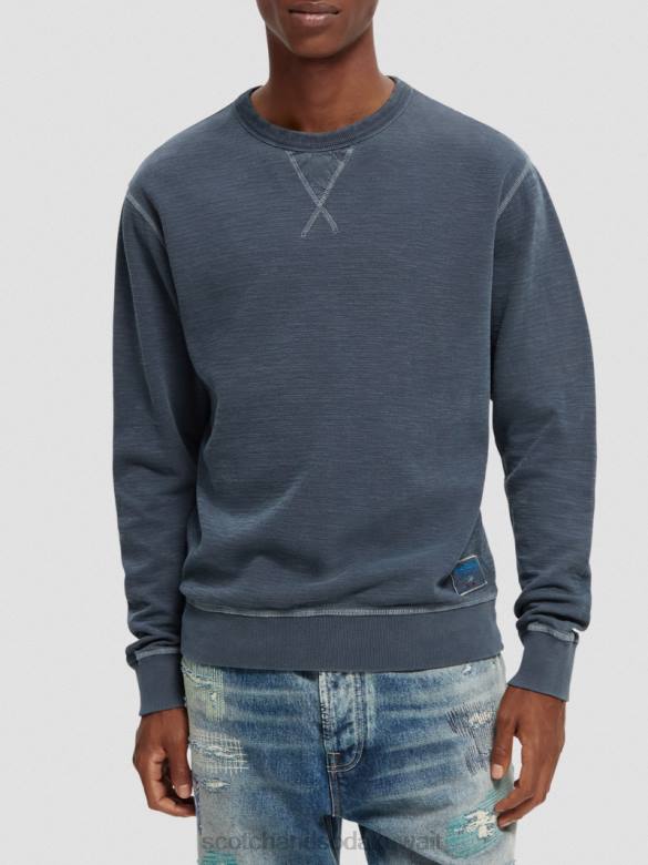 ملابس Scotch & Soda سترة مصبوغة بالملابس ليلة رجال N0V4517
