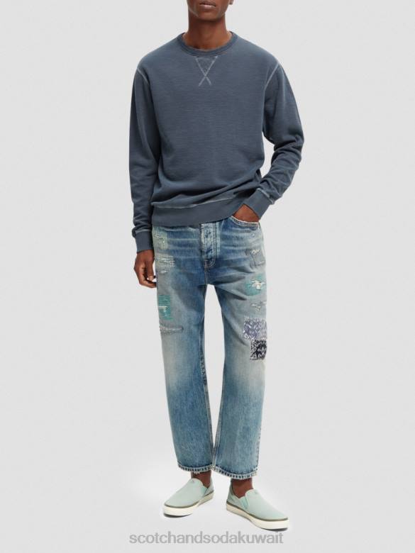 ملابس Scotch & Soda سترة مصبوغة بالملابس ليلة رجال N0V4517