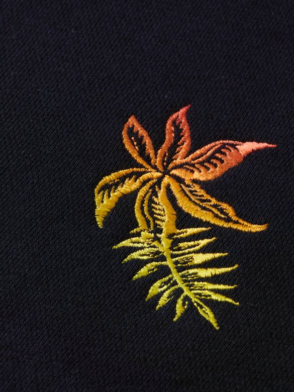 ملابس Scotch & Soda سترة مطرزة بياقة دائرية القوات البحرية رجال N0V4521