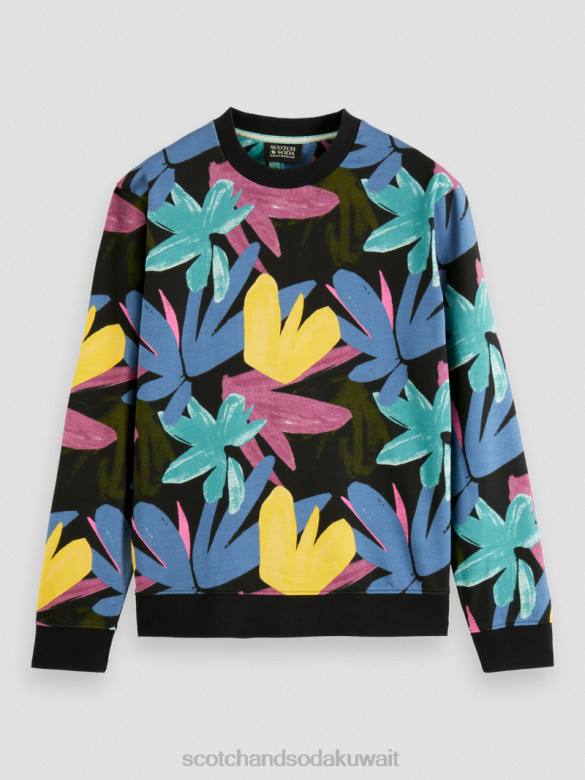 ملابس Scotch & Soda سترة مطبوعة من القطن العضوي التحرير والسرد أ رجال N0V4523