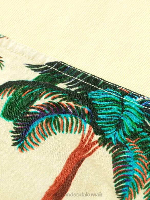 ملابس Scotch & Soda سترة مصبوغة ذات رقبة عالية موز رجال N0V4534