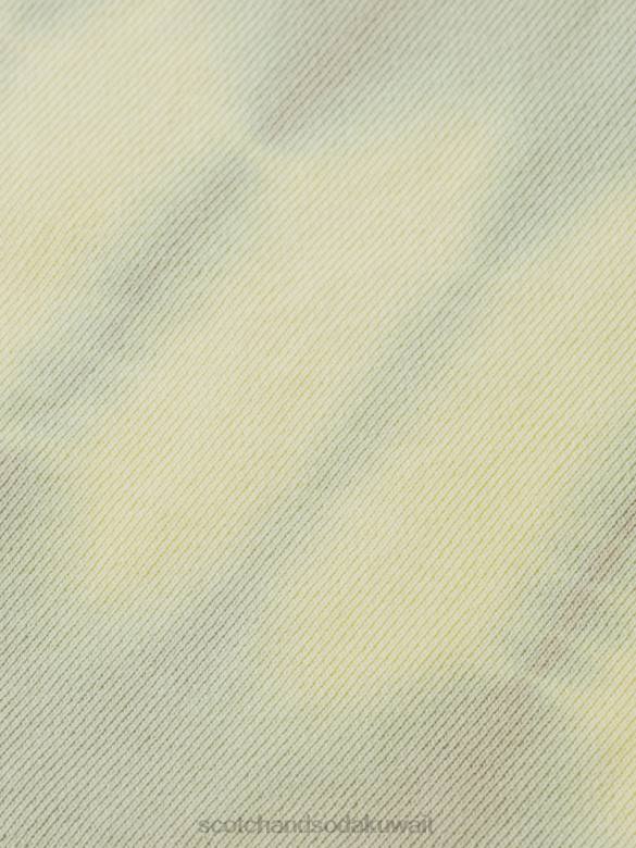 ملابس Scotch & Soda سترة مصبوغة بقصة مريحة الحجر الرملي رجال N0V4544
