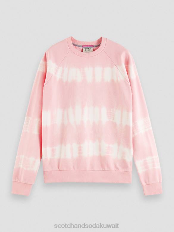 ملابس Scotch & Soda سترة مصبوغة بقصة مريحة وَردَة رجال N0V4545