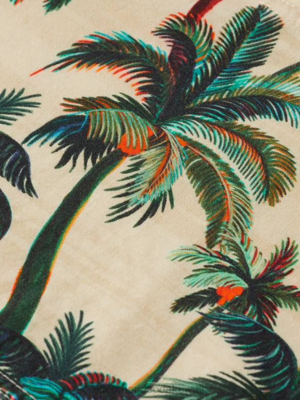 ملابس Scotch & Soda سترة مصبوغة برقبة عالية (أحجام ممتدة) موز رجال N0V4554