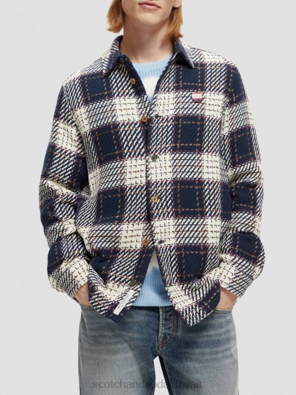 ملابس Scotch & Soda قميص الفانيلا التحرير والسرد أ رجال N0V4557
