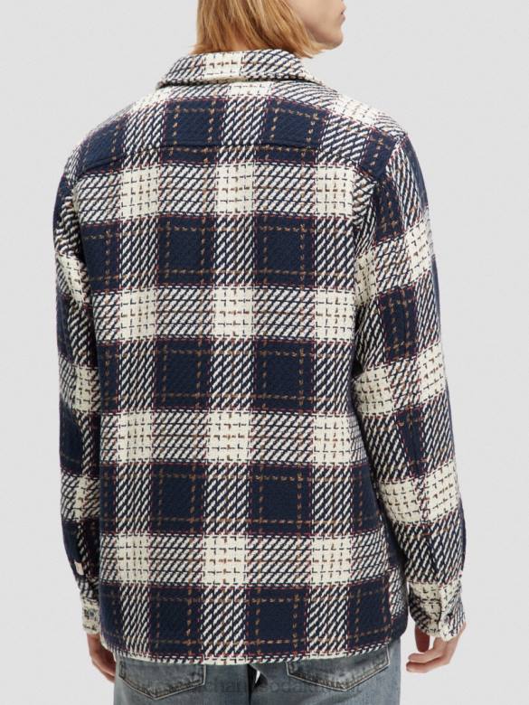 ملابس Scotch & Soda قميص الفانيلا التحرير والسرد أ رجال N0V4557