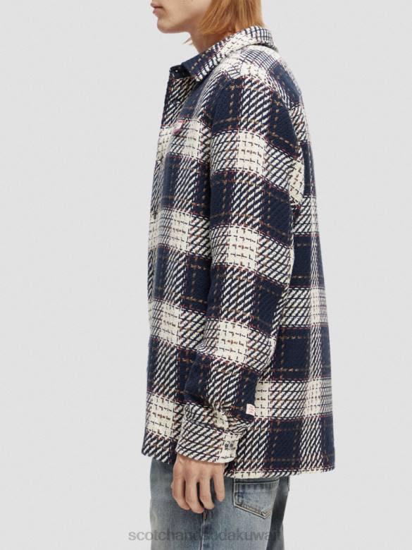 ملابس Scotch & Soda قميص الفانيلا التحرير والسرد أ رجال N0V4557