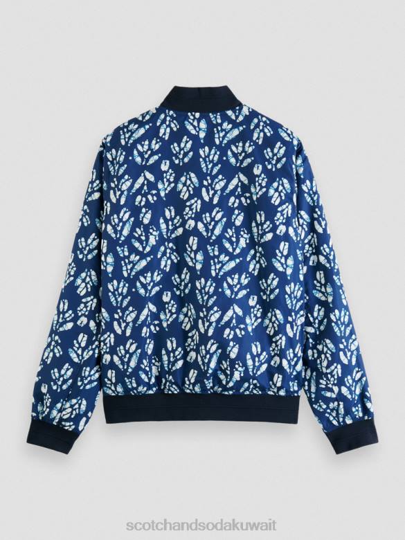 ملابس Scotch & Soda سترة بومبر مطبوعة ذات وجهين التحرير والسرد د رجال N0V4561