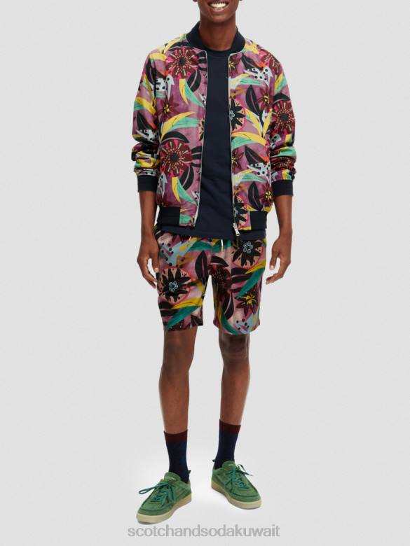 ملابس Scotch & Soda سترة بومبر مطبوعة ذات وجهين التحرير والسرد أ رجال N0V4562