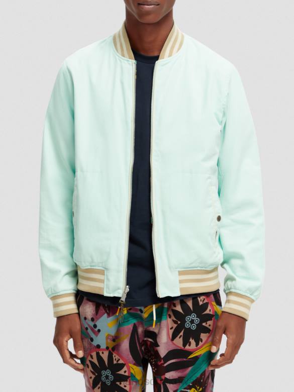 ملابس Scotch & Soda سترة بومبر مطبوعة ذات وجهين التحرير والسرد أ رجال N0V4562