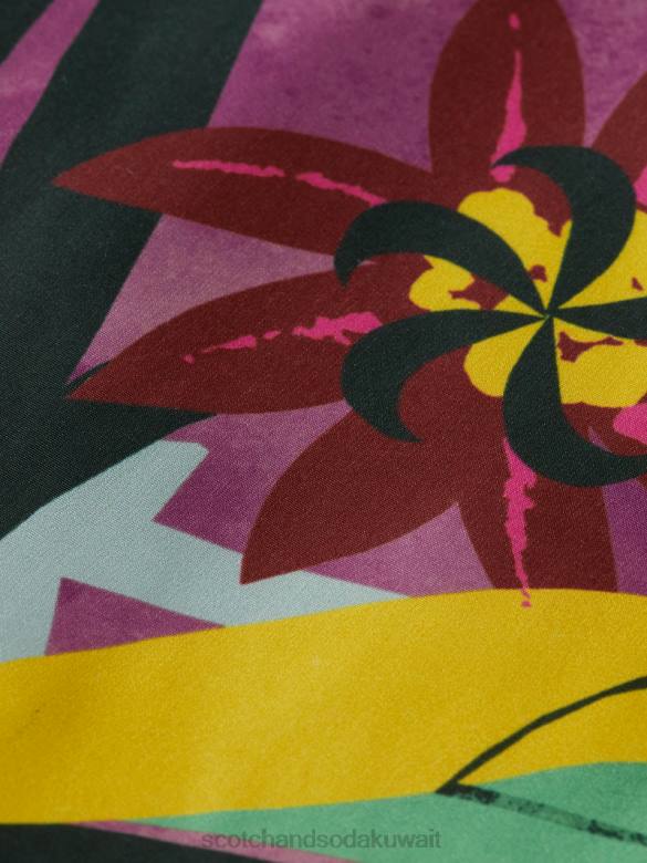ملابس Scotch & Soda سترة بومبر مطبوعة ذات وجهين التحرير والسرد أ رجال N0V4562