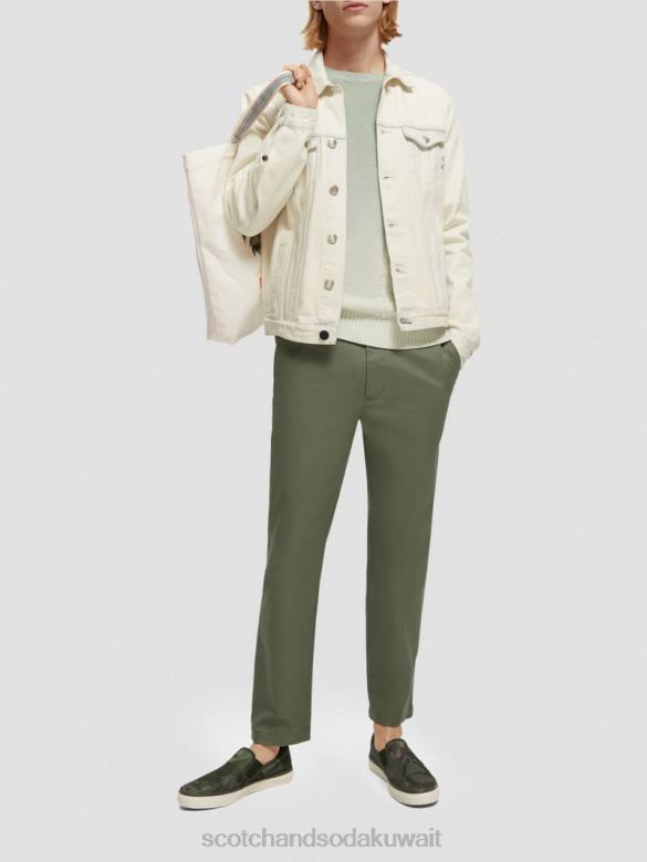 ملابس Scotch & Soda سترة سائق الشاحنة الدنيم لمسة من اللون الأزرق رجال N0V4566