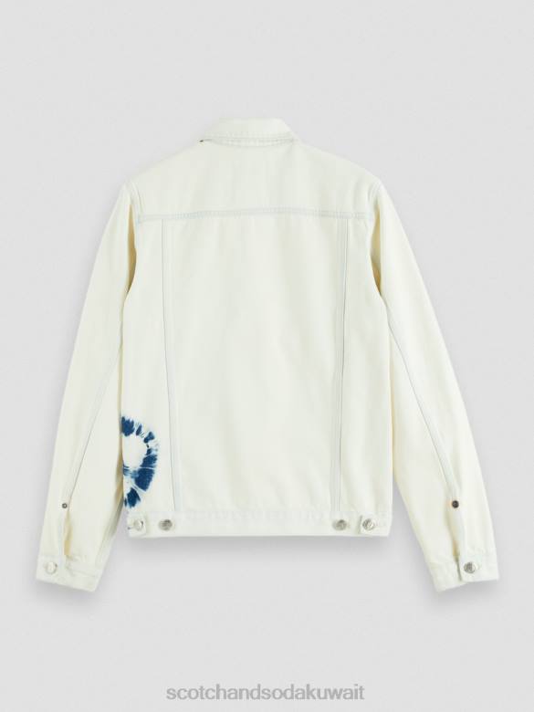 ملابس Scotch & Soda سترة سائق الشاحنة الدنيم لمسة من اللون الأزرق رجال N0V4566