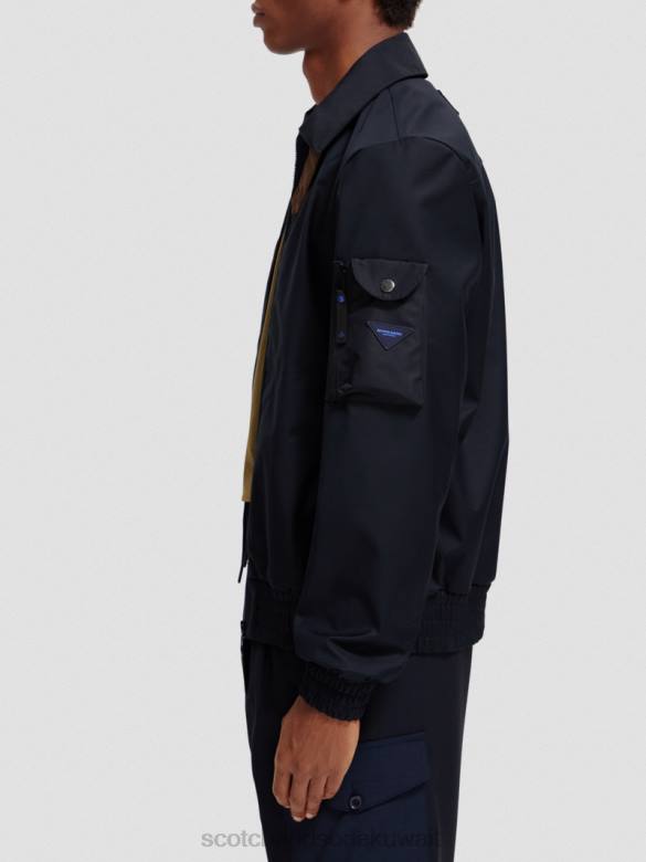 ملابس Scotch & Soda سترة متعرجة ليلة رجال N0V4569