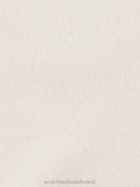 ملابس Scotch & Soda قميص الدنيم الغربي كبير الحجم إكرو مغسول نحيف N0V456