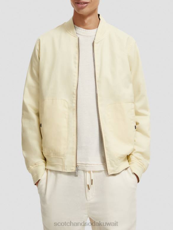 ملابس Scotch & Soda سترة بومبر ذات وجهين الكاكي رجال N0V4574
