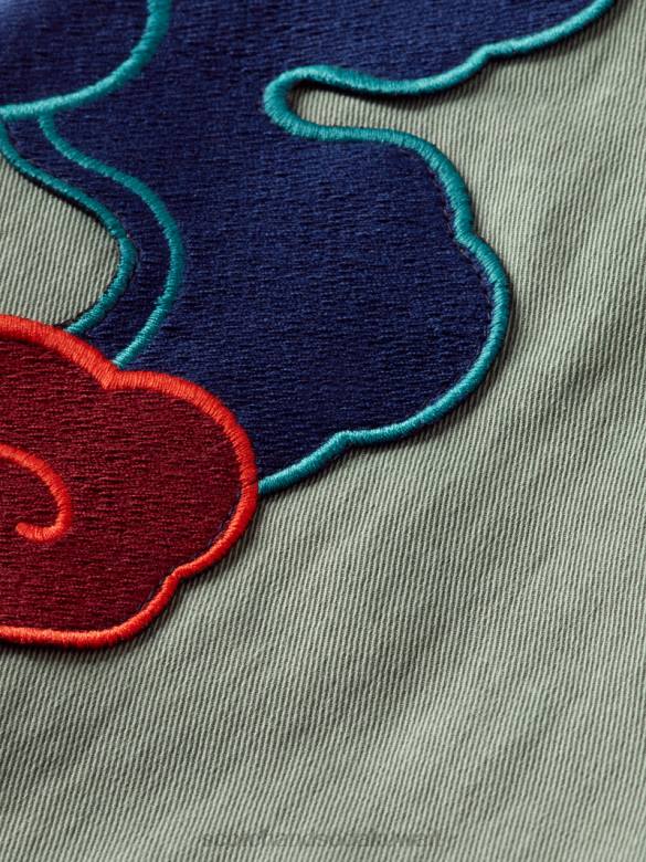 ملابس Scotch & Soda سترة فائدة العمل الفني التصحيح جيش رجال N0V4575