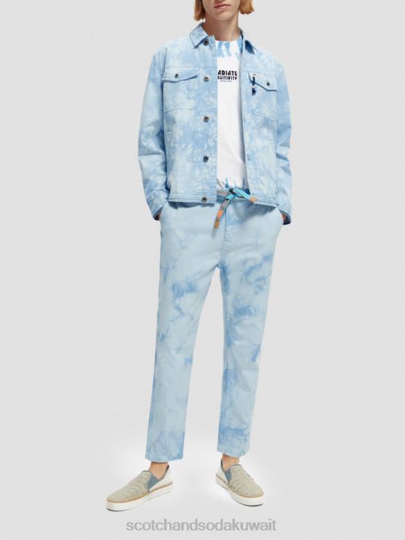 ملابس Scotch & Soda سترة سائق الشاحنة من الدنيم المصبوغة التحرير والسرد أ رجال N0V4576