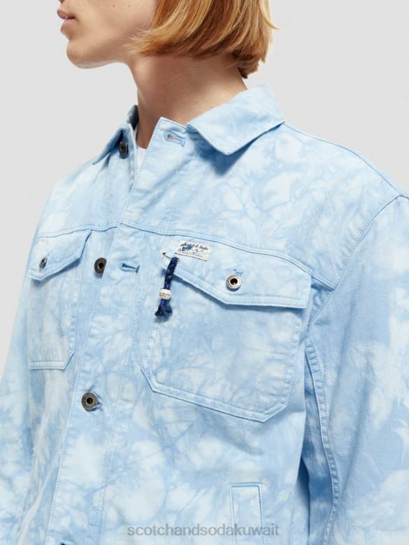ملابس Scotch & Soda سترة سائق الشاحنة من الدنيم المصبوغة التحرير والسرد أ رجال N0V4576