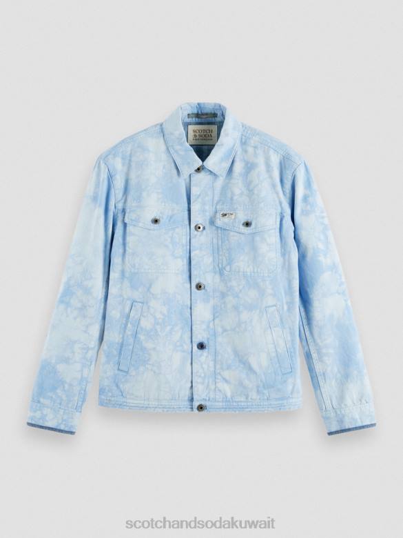 ملابس Scotch & Soda سترة سائق الشاحنة من الدنيم المصبوغة التحرير والسرد أ رجال N0V4576