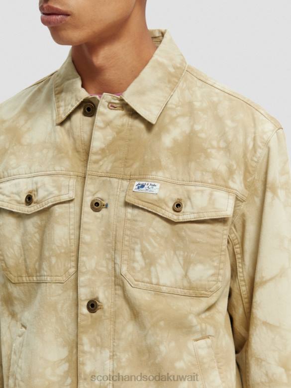 ملابس Scotch & Soda سترة سائق الشاحنة من الدنيم المصبوغة التحرير والسرد ب رجال N0V4577
