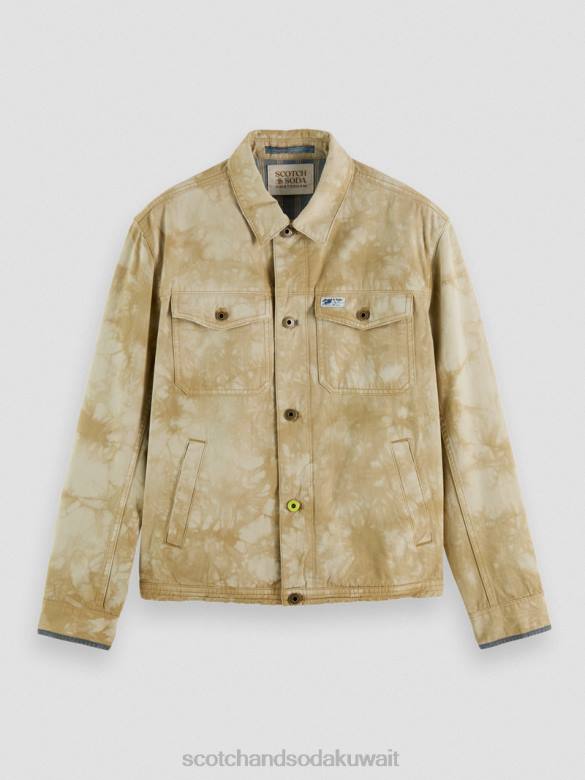 ملابس Scotch & Soda سترة سائق الشاحنة من الدنيم المصبوغة التحرير والسرد ب رجال N0V4577