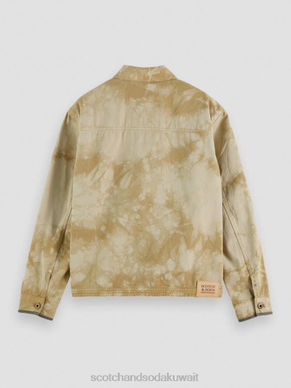 ملابس Scotch & Soda سترة سائق الشاحنة من الدنيم المصبوغة التحرير والسرد ب رجال N0V4577