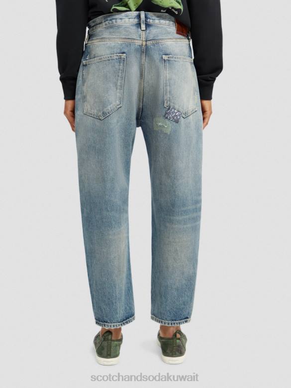 ملابس Scotch & Soda جينز ستراند الفاخر فائق الراحة الجرونج الجديد رجال N0V4578