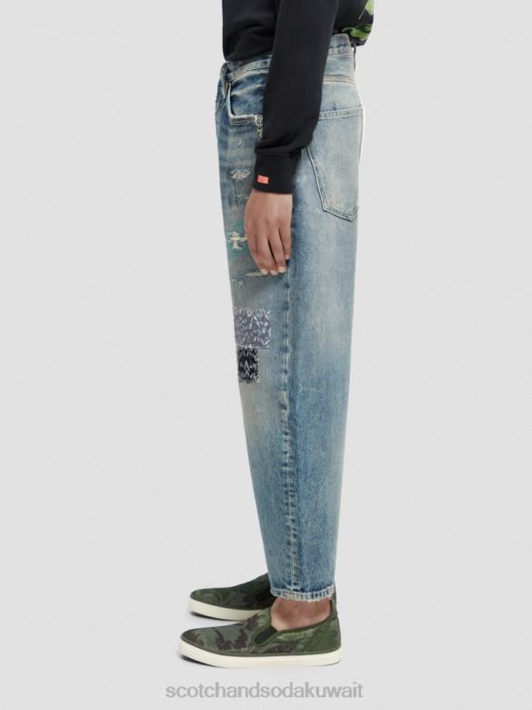 ملابس Scotch & Soda جينز ستراند الفاخر فائق الراحة الجرونج الجديد رجال N0V4578
