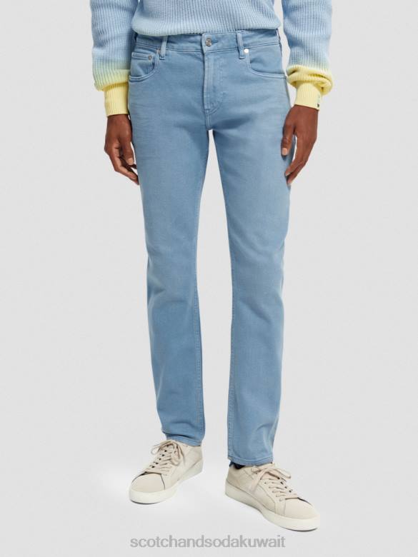 ملابس Scotch & Soda الجينز المصبوغ ذو المقاس النحيف للغاية أزرق رجال N0V4581