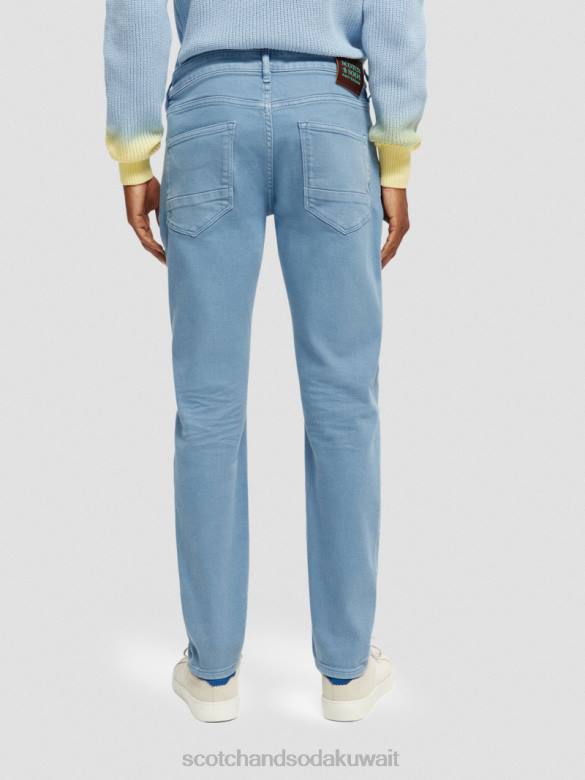 ملابس Scotch & Soda الجينز المصبوغ ذو المقاس النحيف للغاية أزرق رجال N0V4581