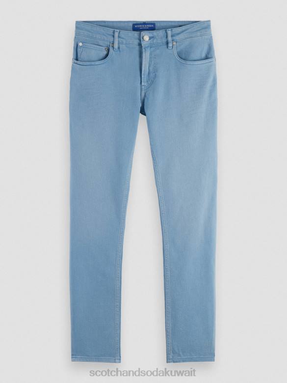 ملابس Scotch & Soda الجينز المصبوغ ذو المقاس النحيف للغاية أزرق رجال N0V4581
