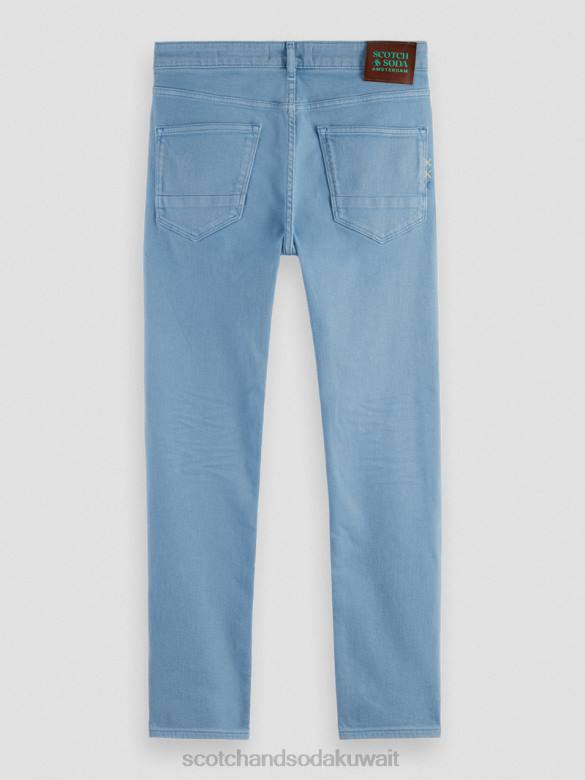 ملابس Scotch & Soda الجينز المصبوغ ذو المقاس النحيف للغاية أزرق رجال N0V4581