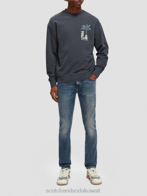 ملابس Scotch & Soda الجينز ذو المقاس النحيف للغاية هلال رجال N0V4584