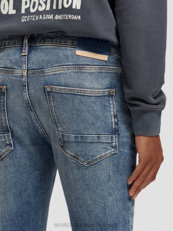 ملابس Scotch & Soda الجينز ذو المقاس النحيف للغاية هلال رجال N0V4584