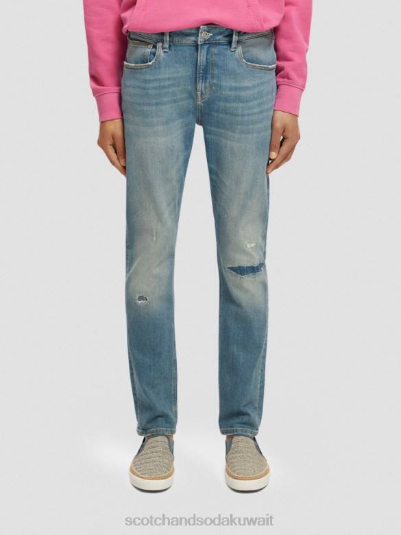 ملابس Scotch & Soda الجينز ذو المقاس النحيف للغاية الحلم الاخضر رجال N0V4585