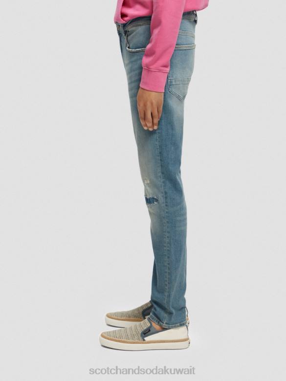 ملابس Scotch & Soda الجينز ذو المقاس النحيف للغاية الحلم الاخضر رجال N0V4585