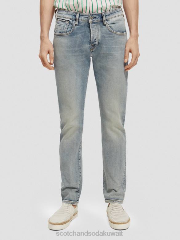 ملابس Scotch & Soda جينز رالستون العادي ذو المقاس النحيف الطنانة الأولى رجال N0V4587