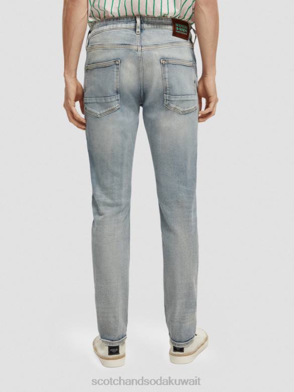 ملابس Scotch & Soda جينز رالستون العادي ذو المقاس النحيف الطنانة الأولى رجال N0V4587