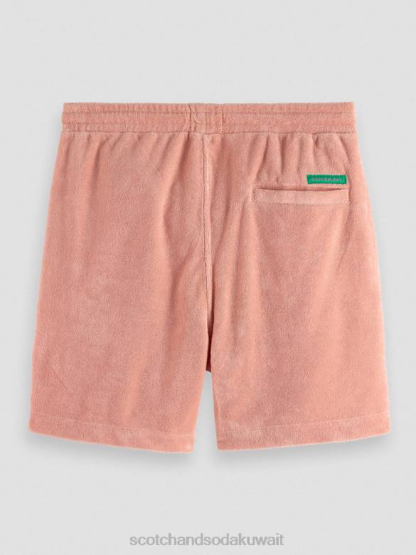 ملابس Scotch & Soda شورت برمودا منشفة مطرزة فلامنغو رجال N0V4592