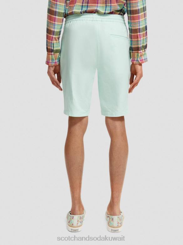 ملابس Scotch & Soda شورت برمودا من مزيج الكتان المفضل خليج رجال N0V4604