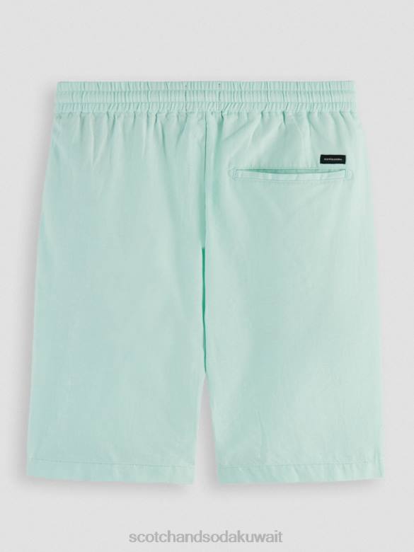 ملابس Scotch & Soda شورت برمودا من مزيج الكتان المفضل خليج رجال N0V4604