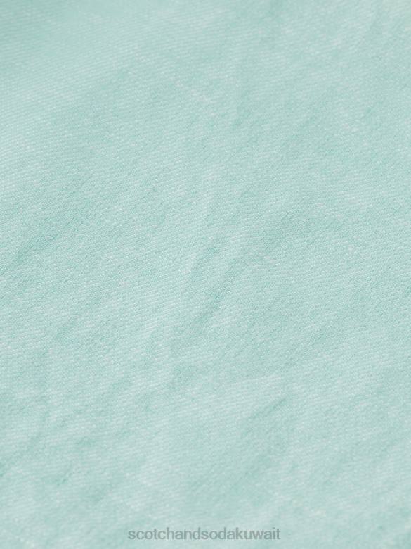ملابس Scotch & Soda شورت برمودا من مزيج الكتان المفضل خليج رجال N0V4604