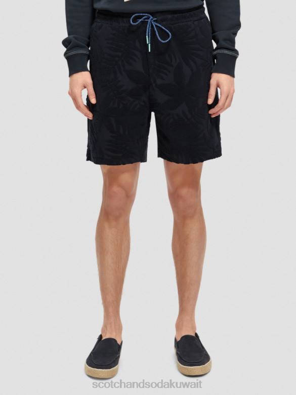 ملابس Scotch & Soda شورت جاكار مطبوع القوات البحرية رجال N0V4607