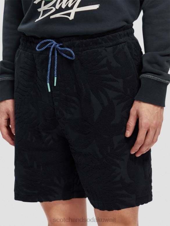 ملابس Scotch & Soda شورت جاكار مطبوع القوات البحرية رجال N0V4607