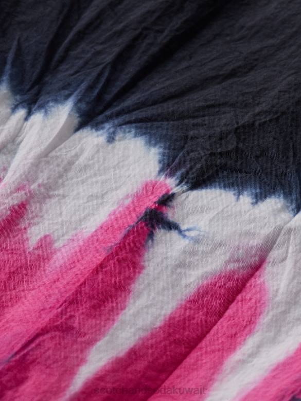 ملابس Scotch & Soda شورت مصبوغ صبغة ربطة عنق متعددة الألوان رجال N0V4617