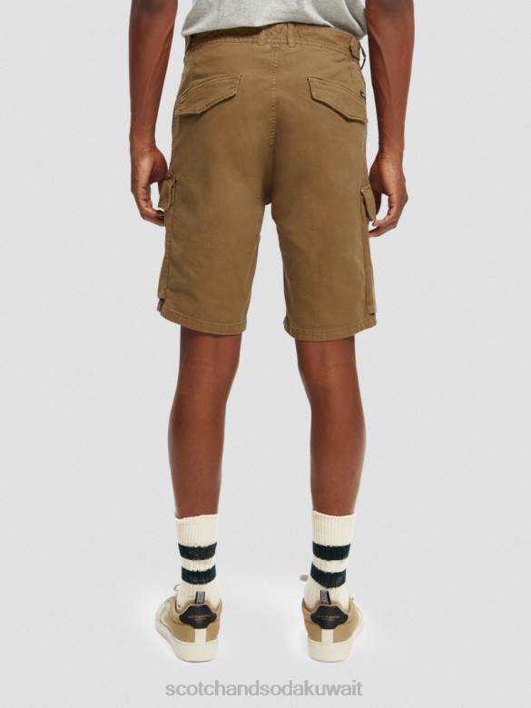 ملابس Scotch & Soda شورت البضائع المريح الكاكي رجال N0V4619