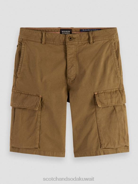 ملابس Scotch & Soda شورت البضائع المريح الكاكي رجال N0V4619